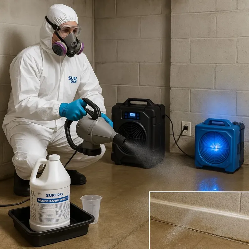 Sanitization and Odor Removal process in Buxton, NC